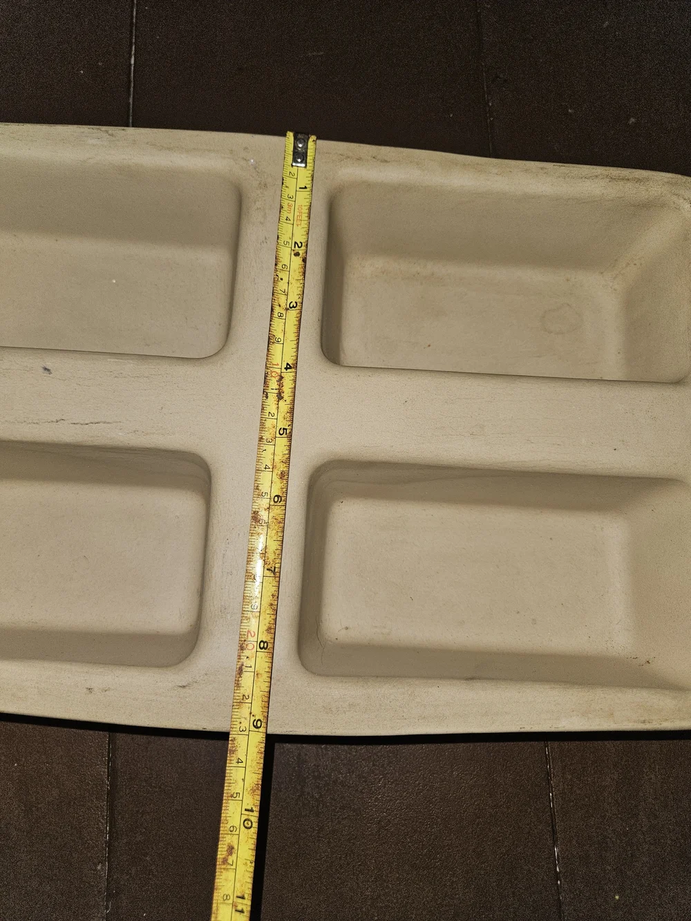 Pampered Chef Family Heritage Collection Mini 4-Loaf Stoneware Baking Pan